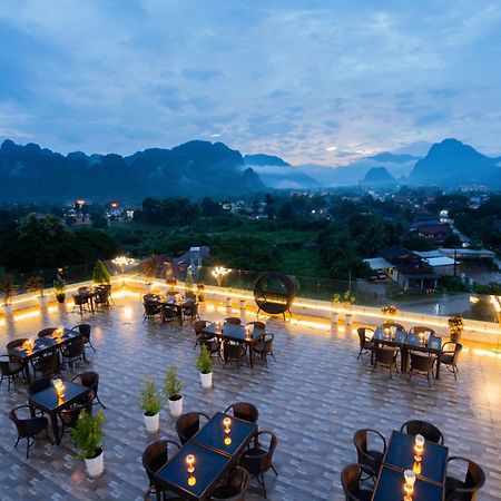 S Vangvieng Boutique Hotel Vangviang Kültér fotó