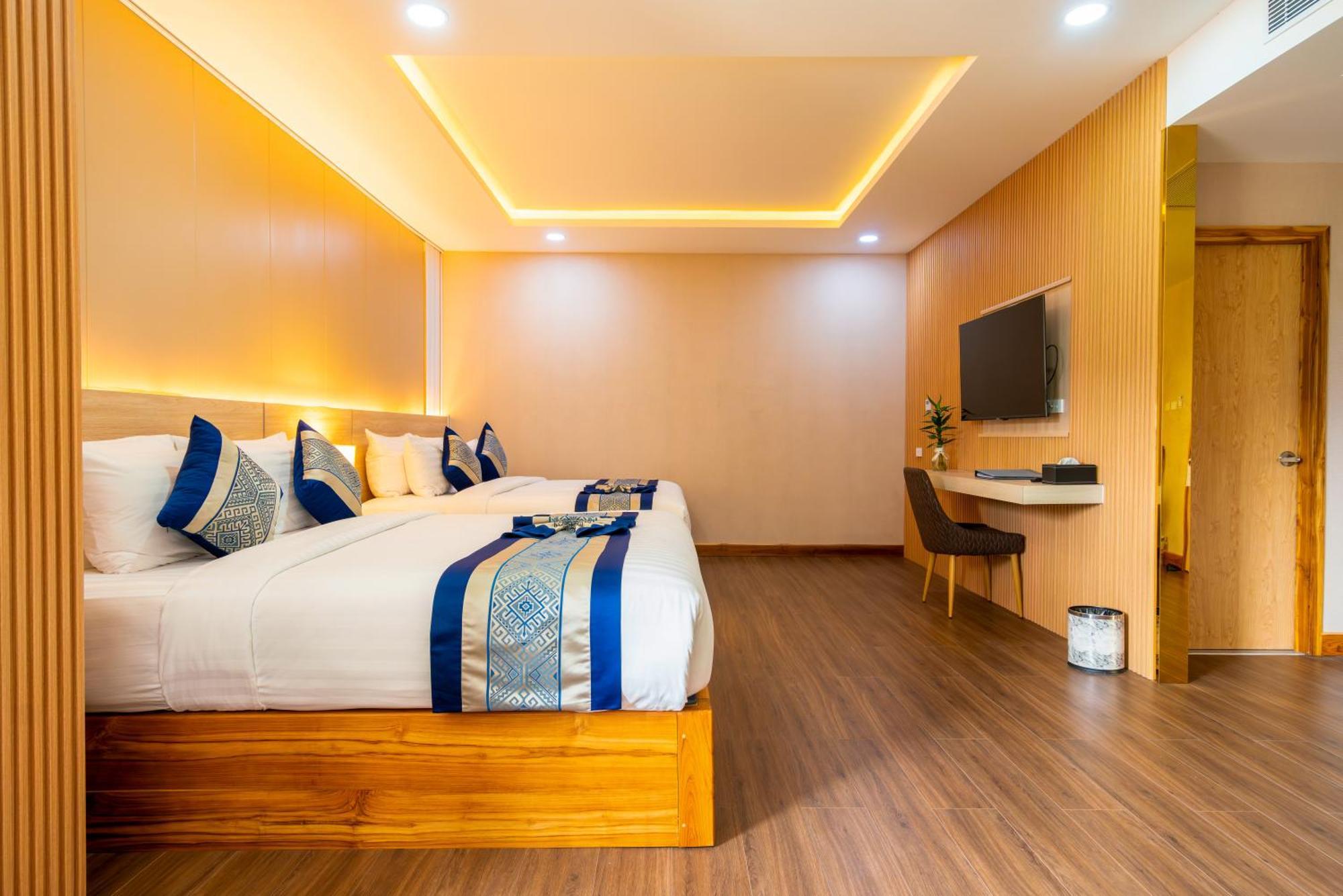 S Vangvieng Boutique Hotel Vangviang Kültér fotó