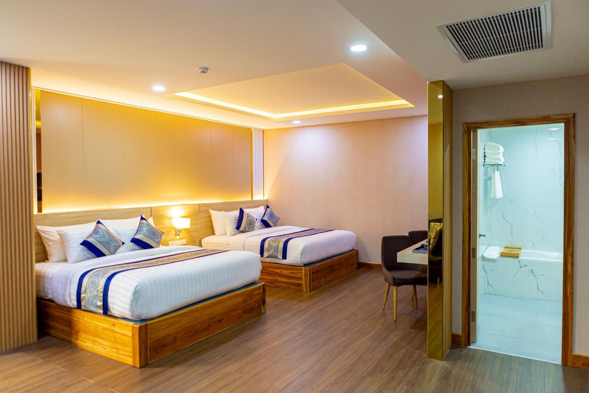 S Vangvieng Boutique Hotel Vangviang Kültér fotó